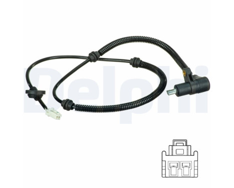 Sensor, wheel speed SS20517 Delphi, Image 2