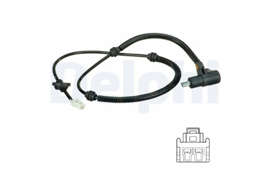Sensor, wheel speed SS20517 Delphi, Image 2