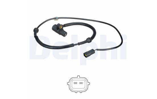 Sensor, wheel speed SS20519 Delphi
