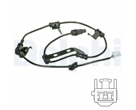Sensor, wheel speed SS20537 Delphi, Image 2