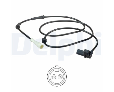 Sensor, wheel speed SS20589 Delphi, Image 2