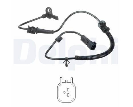 Sensor, wheel speed SS20594 Delphi, Image 2