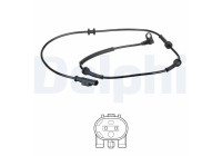 Sensor, wheel speed SS20611 Delphi