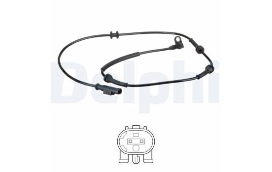 Sensor, wheel speed SS20611 Delphi