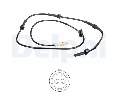 Sensor, wheel speed SS20612 Delphi