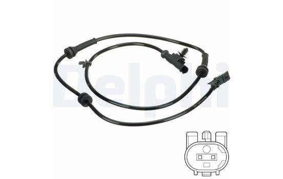 Sensor, wheel speed SS20616 Delphi
