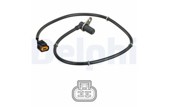 Sensor, wheel speed SS20618 Delphi, Image 2