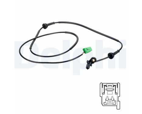 Sensor, wheel speed SS20623 Delphi