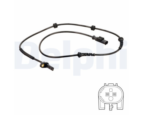 Sensor, wheel speed SS20634 Delphi, Image 2