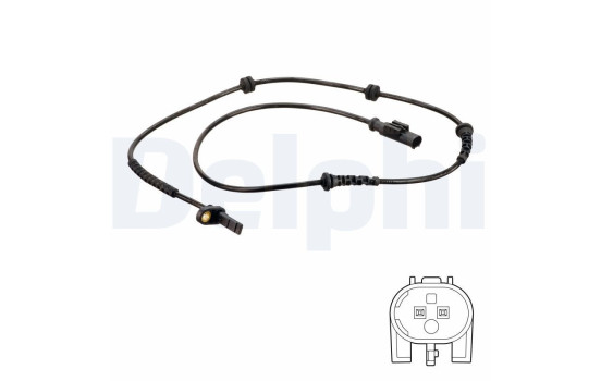 Sensor, wheel speed SS20634 Delphi, Image 2