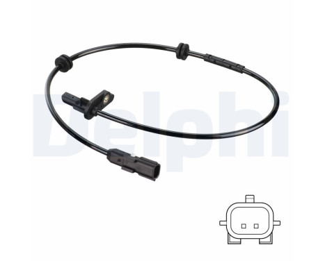 Sensor, wheel speed SS20747 Delphi