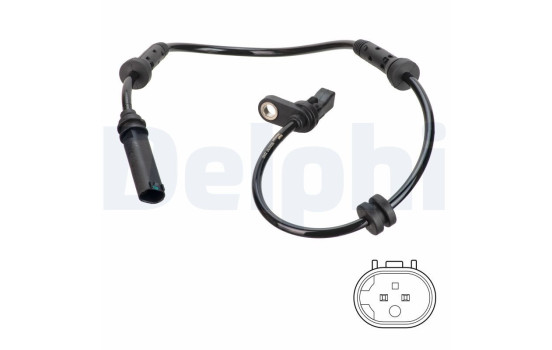 Sensor, wheel speed SS20757 Delphi