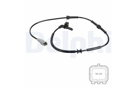 Sensor, wheel speed SS20761 Delphi
