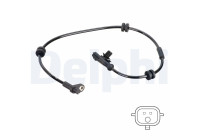 Sensor, wheel speed SS20766 Delphi