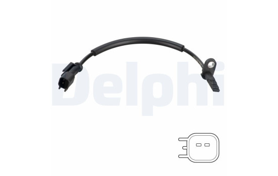 Sensor, wheel speed SS20779 Delphi