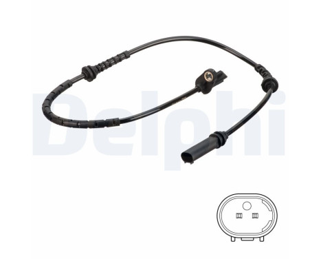 Sensor, wheel speed SS20792 Delphi, Image 2