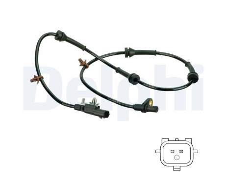 Sensor, wheel speed SS20825 Delphi, Image 2