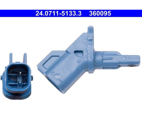 Wheel speed sensor 24.0711-5133.3 ATE