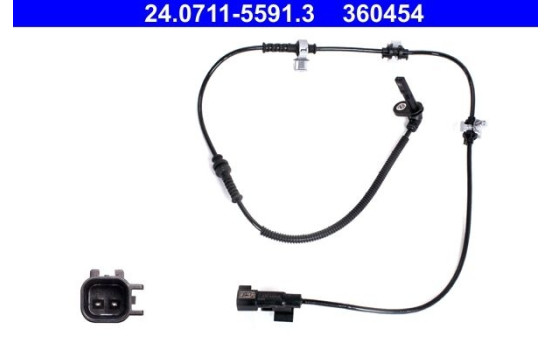 Wheel speed sensor 24.0711-5591.3 ATE