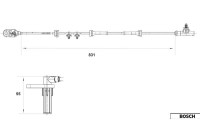 Wheel speed sensor DF11 Bosch