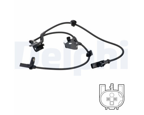 Wheel speed sensor SS20753 Delphi