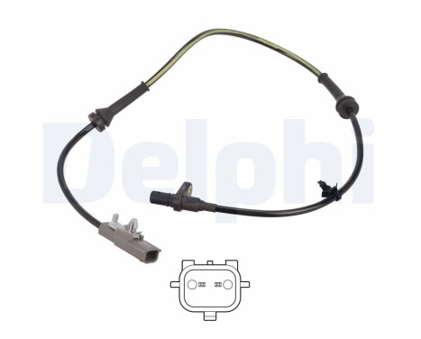 Wheel speed sensor SS21256-12B1 Delphi