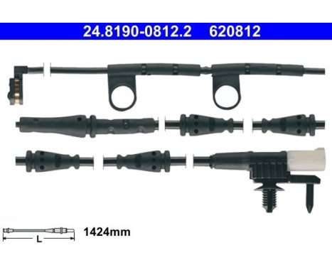 Warning contact, brake lining/pad wear 24.8190-0812.2 ATE