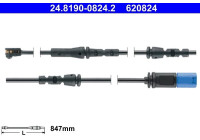 Warning contact, brake lining/pad wear 24.8190-0824.2 ATE