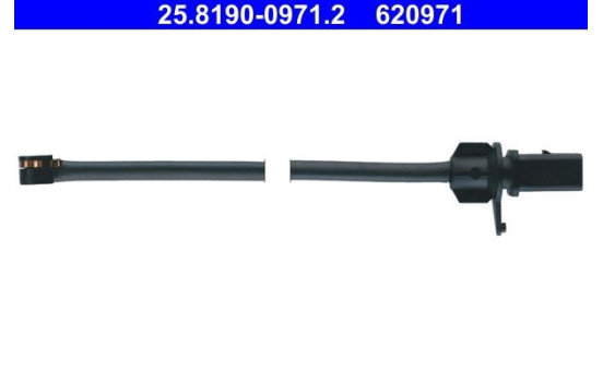 Warning contact, brake lining/pad wear 24.8190-0971.2 ATE