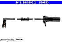 Warning contact, brake lining/pad wear 24.8190-0993.2 ATE