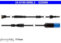 Warning contact, brake lining/pad wear 24.8190-0996.2 ATE