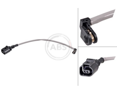Warning contact, brake lining/pad wear 39411 ABS