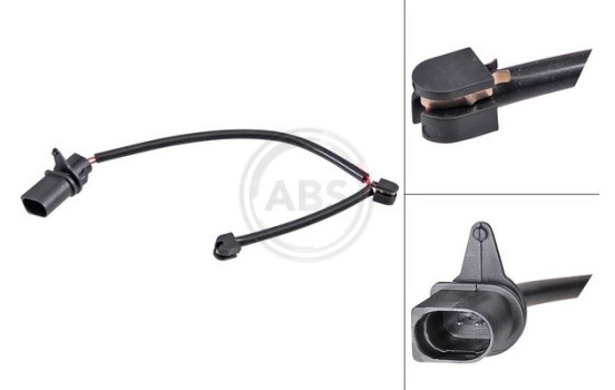 Warning contact, brake lining/pad wear 39412 ABS