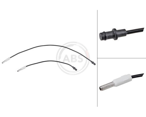 Warning contact, brake lining/pad wear 39436 ABS