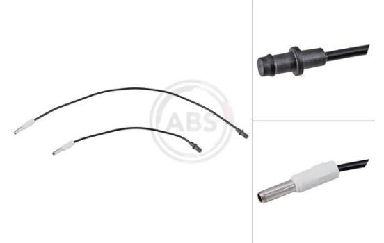 Warning contact, brake lining/pad wear 39436 ABS