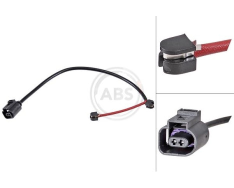 Warning contact, brake lining/pad wear 39448 ABS