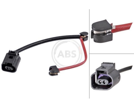Warning contact, brake lining/pad wear 39449 ABS