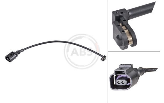 Warning contact, brake lining/pad wear 39451 ABS