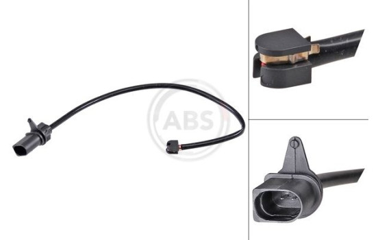 Warning contact, brake lining/pad wear 39452 ABS