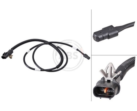 Warning contact, brake lining/pad wear 39454 ABS