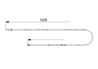 Warning contact, brake lining/pad wear AP1038 Bosch