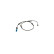 Warning contact, brake lining/pad wear AP1135 Bosch