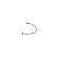 Warning contact, brake lining/pad wear AP234 Bosch, Thumbnail 3