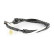 Warning contact, brake lining/pad wear