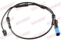 Warning contact, brake lining/pad wear