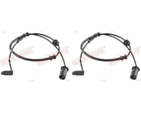 Warning contact, brake lining/pad wear