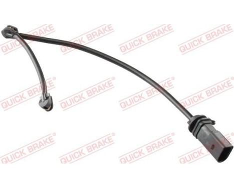 Warning contact, brake lining/pad wear