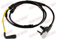 Warning contact, brake lining/pad wear