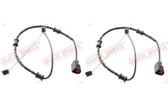 Warning contact, brake lining/pad wear