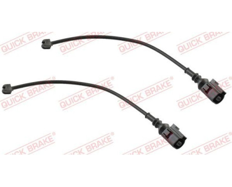 Warning contact, brake lining/pad wear